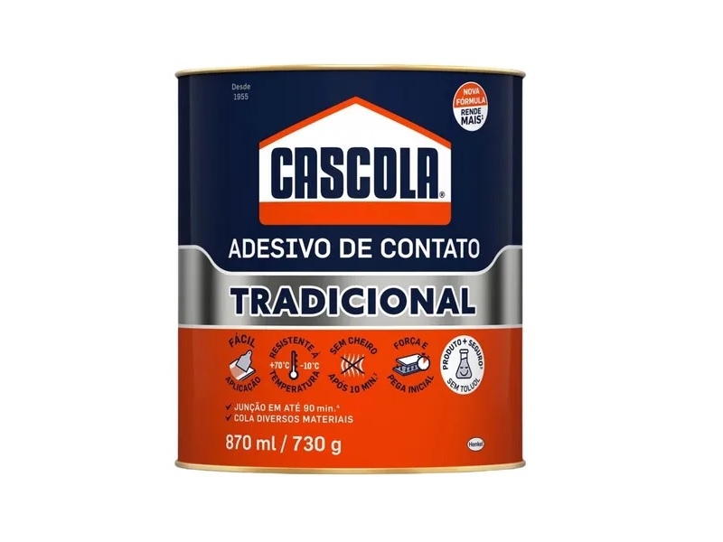 Cola Cascola de Contato 730g