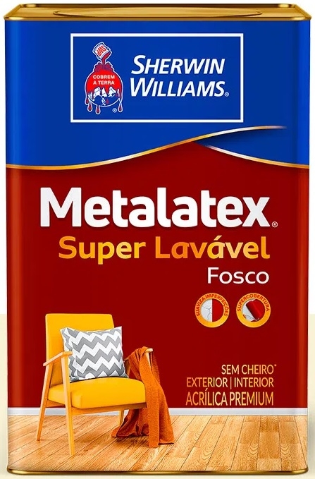 Tinta Fosco Premium Metalatex Branco 18l Sherwin Williams 