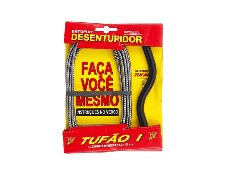 Desentupidor Metal Tufao 5m